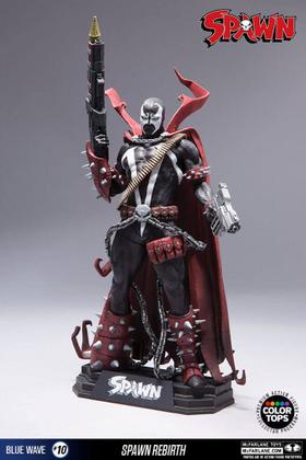 Imagem de Action Figure Spawn Rebirth Color Tops 10 Blue Wave McFarlane Toys