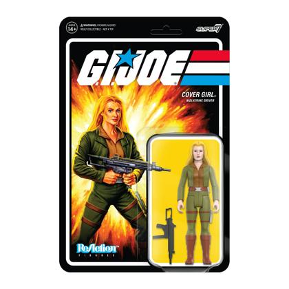 Imagem de Action Figure Super7 G.I. Joe Cover Girl de 3,75 polegadas com acessório