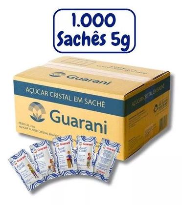Imagem de Açúcar cristal em sachê guarani  1000 un 