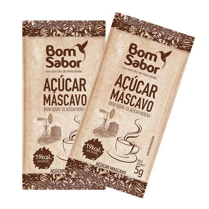 Imagem de Açúcar mascavo bom sabor sachê 5g c/ 200 unidades
