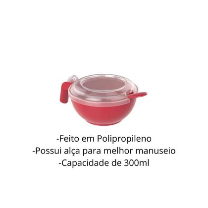 Imagem de Acucareiro C/ Colher Vermelho