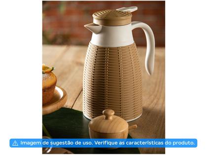 Imagem de Açucareiro com Colher de Bambu Verona 8x7,5cm Lyor