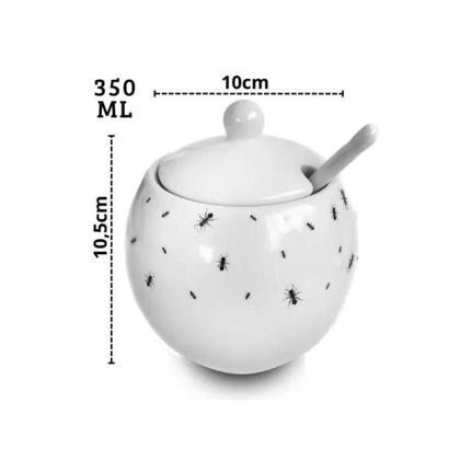 Imagem de Açucareiro Em Porcelana Formiguinha 350ml Haüskraft