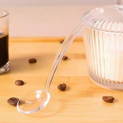 Imagem de Açucareiro Graffiato De Vidro C/Colher Para Mesa 200ml