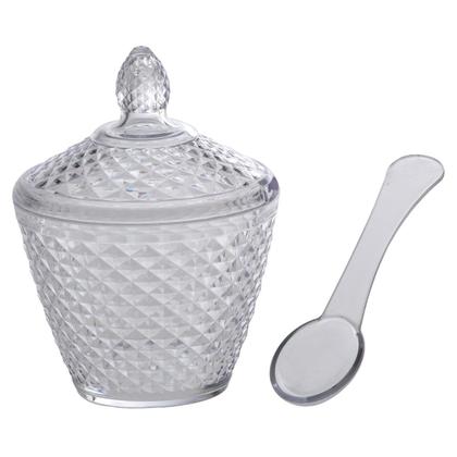 Imagem de Açucareiro Luxxor Transparente 400 ml com Colher Paramount