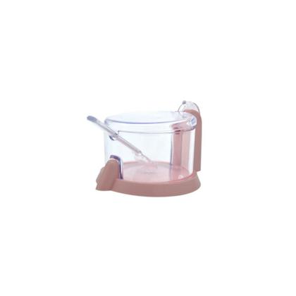 Imagem de Açucareiro Plástico com Colher Rosa - Plastutti