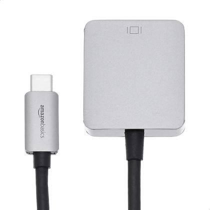 Imagem de Adaptador Amazon Basics Alumínio USB 3.1 Type-C para VGA Cinza