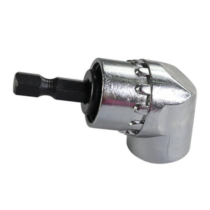 Imagem de Adaptador Angular 105 Graus para Parafusadeira Encaixe 1/4 Aço Carbono Liga de Zinco