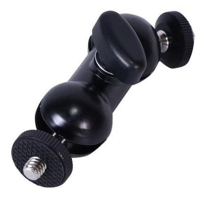 Imagem de Adaptador Ballhead Duplo Magic Arm Rosca 1/4 Polegada Duplo
