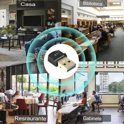 Imagem de Adaptador Bluetooth 5.0 Para PC Notebook Tablet Outros