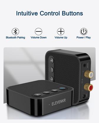 Imagem de Adaptador Bluetooth para RCA ELEVENKR para receptor estéreo