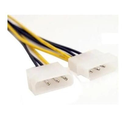 Imagem de Adaptador Cabo Pci-e Molex Ide 6+2 Pinos 8 Pinos para Fonte Placa de Vídeo