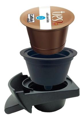 Adaptador Capsulas 3 Corações Para Maquina Dolcegusto Preto