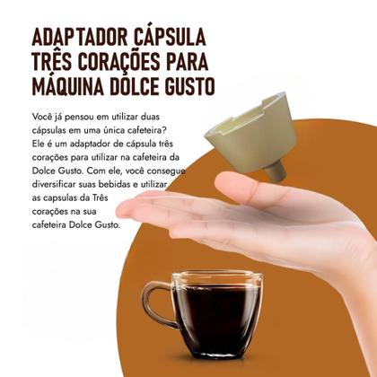 Imagem de Adaptador Cápsulas Três Corações Cafeteira Dolce Gusto
