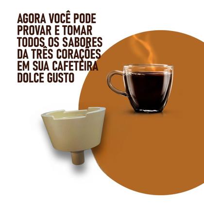 Imagem de Adaptador Cápsulas Três Corações Cafeteira Dolce Gusto