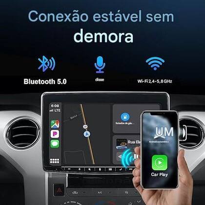 Imagem de Adaptador carplay wireless android 2 in 1 ka-3091
