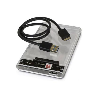 Imagem de Adaptador Case De Gaveta Hd Sata Externo Notebook Slim Usb 3.0 - Transparente