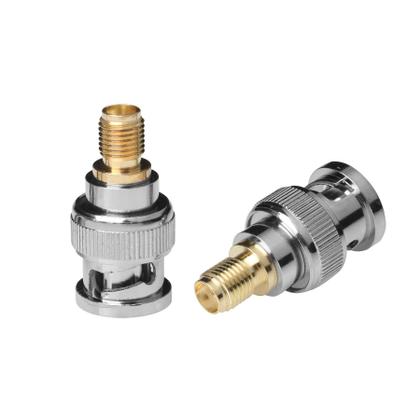 Imagem de Adaptador coaxial RF TJMD SMA para BNC: kits de 3 conjuntos de 12 unidades