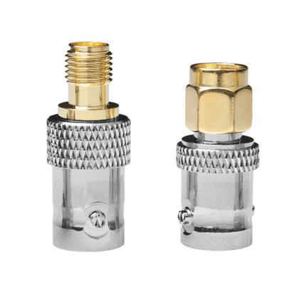 Imagem de Adaptador coaxial RF TJMD SMA para BNC: kits de 3 conjuntos de 12 unidades