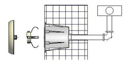 Imagem de Adaptador Com Garra Para Instalação Led Piscina
