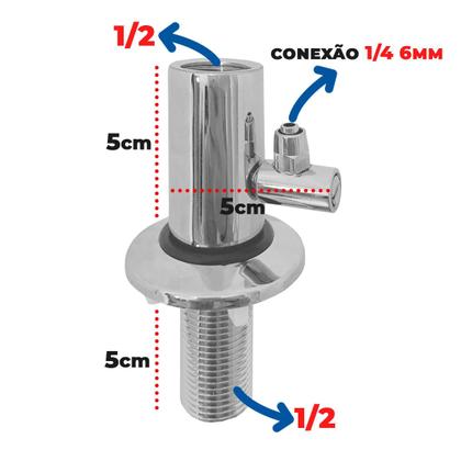 Imagem de Adaptador Com Regulagem + Extensor Prolongador Para Torneira