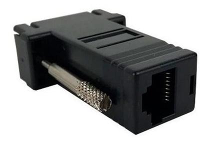 Imagem de Adaptador Conector Vga Macho X Rj45 Femea Unidade Le-5564