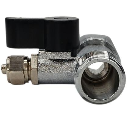 Imagem de Adaptador Conexão 1/2 para 1/4 com Registro Compatível com Purificador de Água Electrolux PE10X