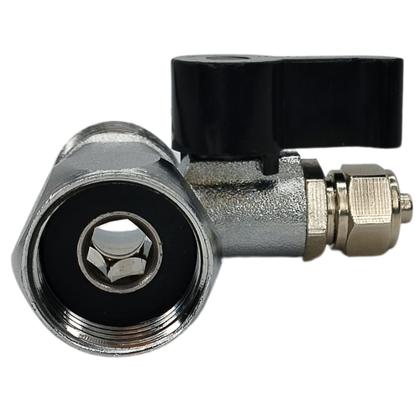 Imagem de Adaptador Conexão 1/2 para 1/4 com Registro Compatível com Purificador de Água Electrolux PE10X