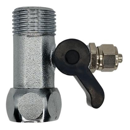 Imagem de Adaptador Conexão 1/2 para 1/4 com Registro Compatível com Purificador de Água Electrolux PE10X