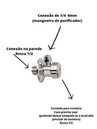 Imagem de Adaptador Conexão Para Mangueira De Filtro Purificador Agua