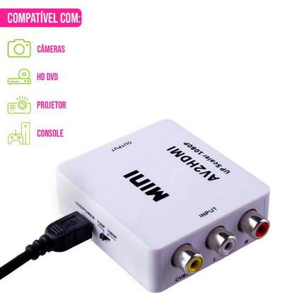 Imagem de Adaptador Conversor Digital AV2 para HDMI Televisão Notebook