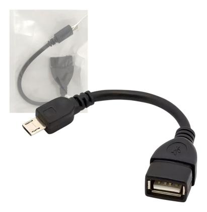 Imagem de Adaptador Conversor Otg Micro Usb V8 Para Usb A Femea KAP-461