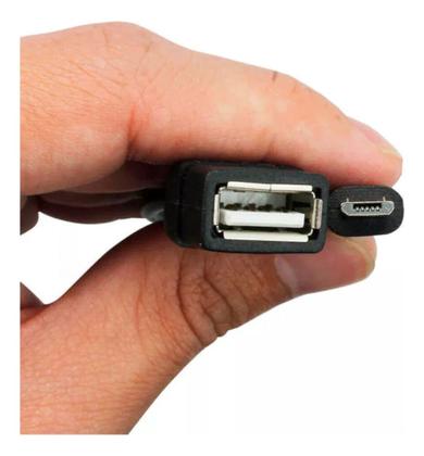 Imagem de Adaptador Conversor Otg Micro Usb V8 Para Usb A Femea KAP-461