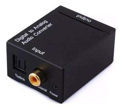 Imagem de Adaptador Conversor Ótico Toslink E Coaxial Digital P/ Rca - ANJGG