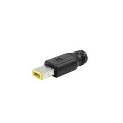 Imagem de Adaptador Conversor P4 2.5x5.5mm Fêmea Para Plug Retangular