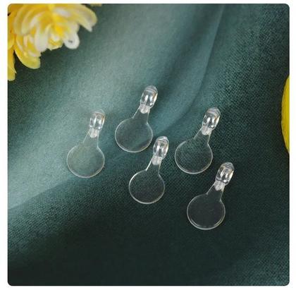 Imagem de Adaptador de Aplique Incolor 7x12mm com 100 unidades