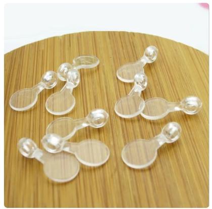 Imagem de Adaptador de Aplique Incolor 7x12mm com 50 unidades