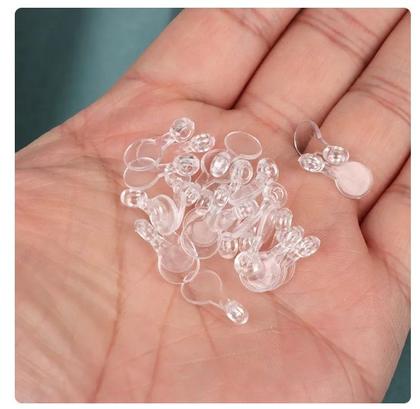 Imagem de Adaptador de Aplique Incolor 7x12mm com 50 unidades