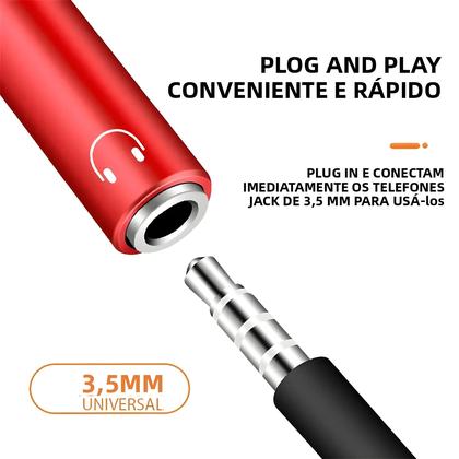 Imagem de Adaptador De Áudio USB-C Para Conector De Fone De Ouvido De 3,5mm Tipo C PD 60W Para iPhone 15 iPad