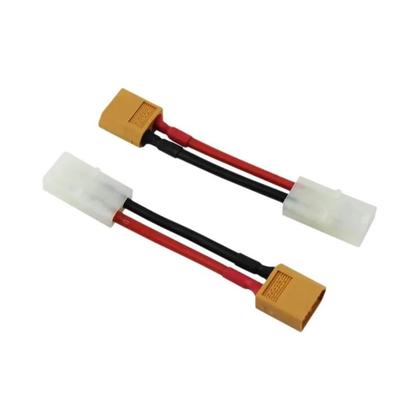 Imagem de Adaptador de Bateria RC - 2 Unidades XT60, Deans, Mini Tamiya, XT30, EC3, MPX (14AWG, 4cm)