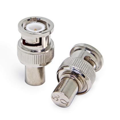 Imagem de Adaptador de cabo coaxial Terminator 50 Ohm BNC Male Plug x5 Adaptador RF
