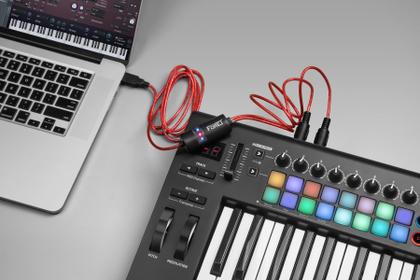 Imagem de Adaptador de cabo de interface MIDI para USB FORE Red - 2m