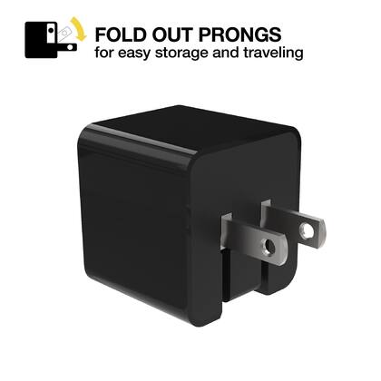 Imagem de Adaptador de carregador de parede Scosche HA12-RP SuperCube 12W USB Preto
