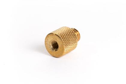 Imagem de Adaptador de cobre para rosca femea 1/4" para macho 3/8" - f32 - 1 unidade
