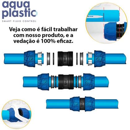 Imagem de Adaptador De Compressão Macho Pp P/ Pead 63mm 1 1/2"