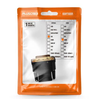 Imagem de Adaptador de DVI para HDMI Plus Cable - ADP-DVIHDMI10BK