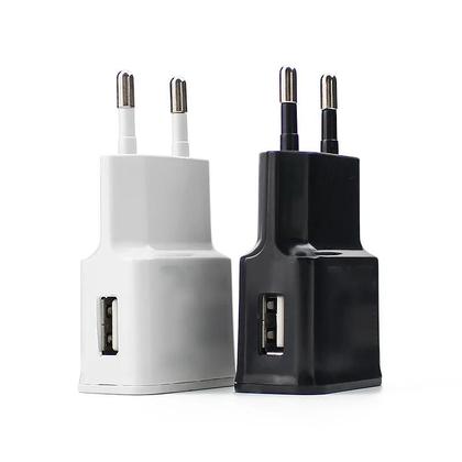 Imagem de Adaptador De Energia USB Universal 5V 2A Com Duas Portas Carregador AC DC Para iPhone Android