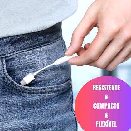 Imagem de Adaptador de Fone de Ouvido para USB Tipo-C com Chip DAC