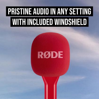 Imagem de Adaptador de Micrófono de Mano Rode Interview GO Rojo