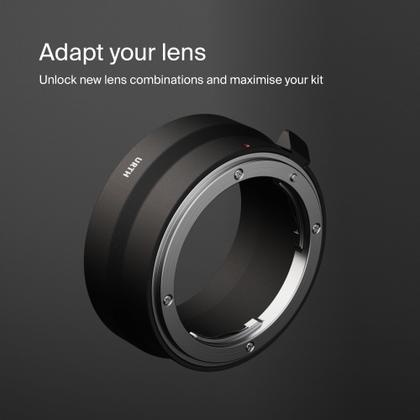 Imagem de Adaptador de montagem de lente compatível com Urth Nikon F para Canon RF